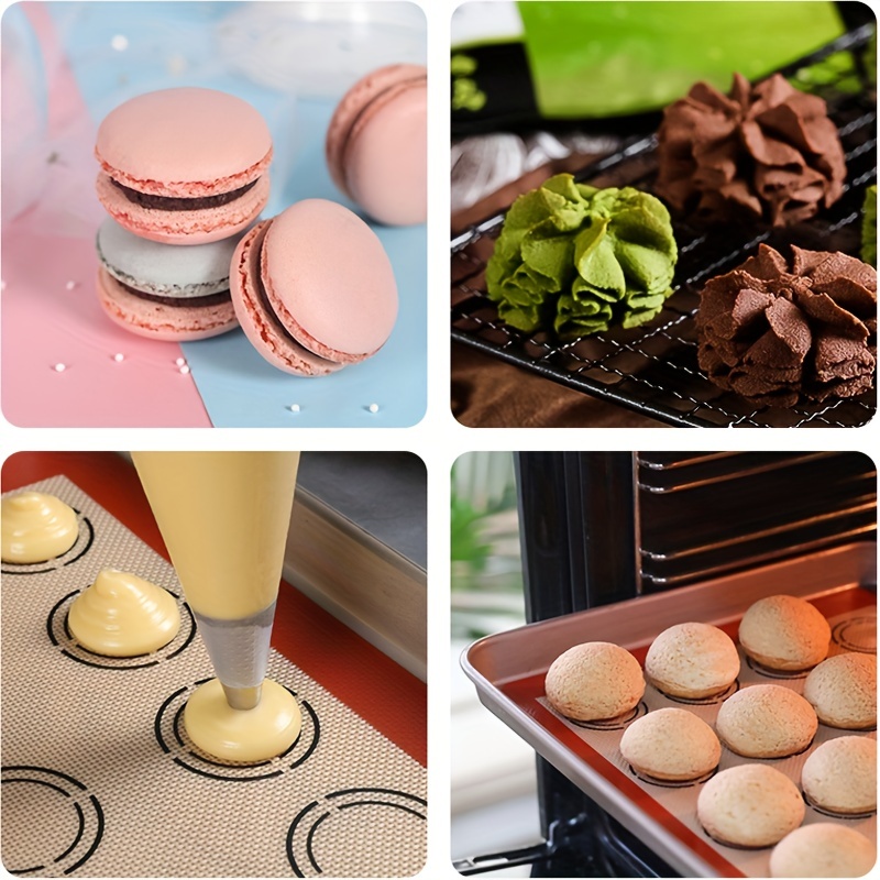 U-Taste 500ºF Heat Resistant Macaron Silicone Baking Mat, Non