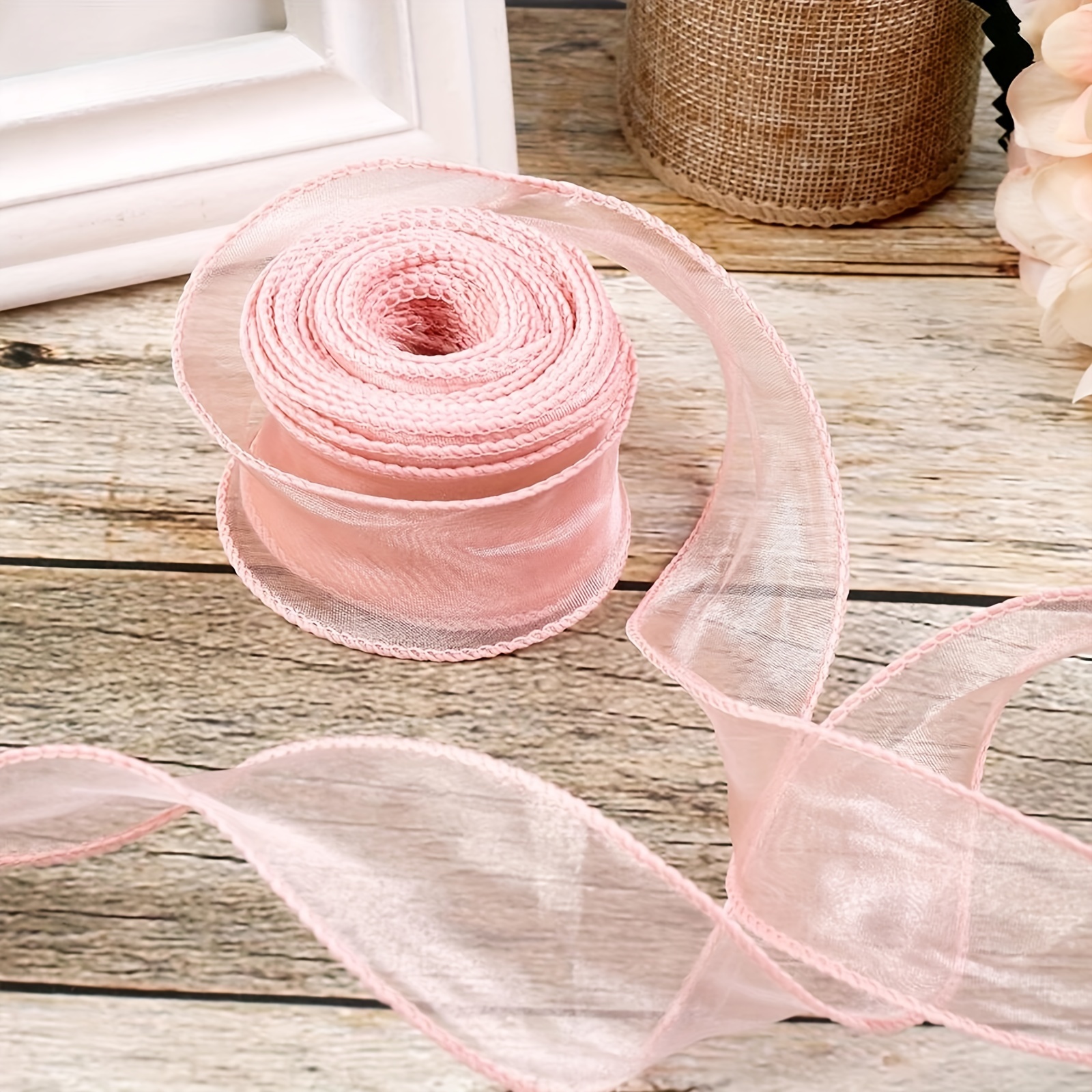 Fishtail Yarn Wave Ribbon for Flower Bouquet and Gift Packing