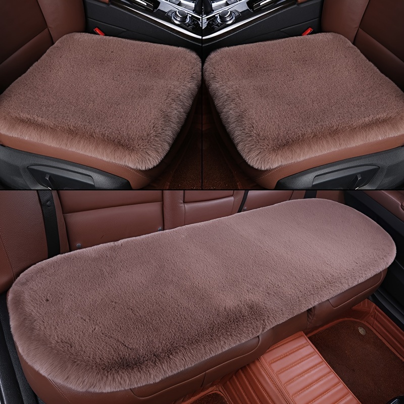 2 Uds Universal Invierno Cálido Cojín Asiento Coche - Temu