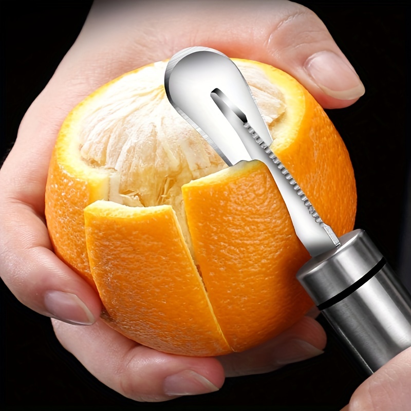 Ouvre-pamplemousse en acier inoxydable, éplucheur pomelo orange fruits  outil d'épluchage : : Maison