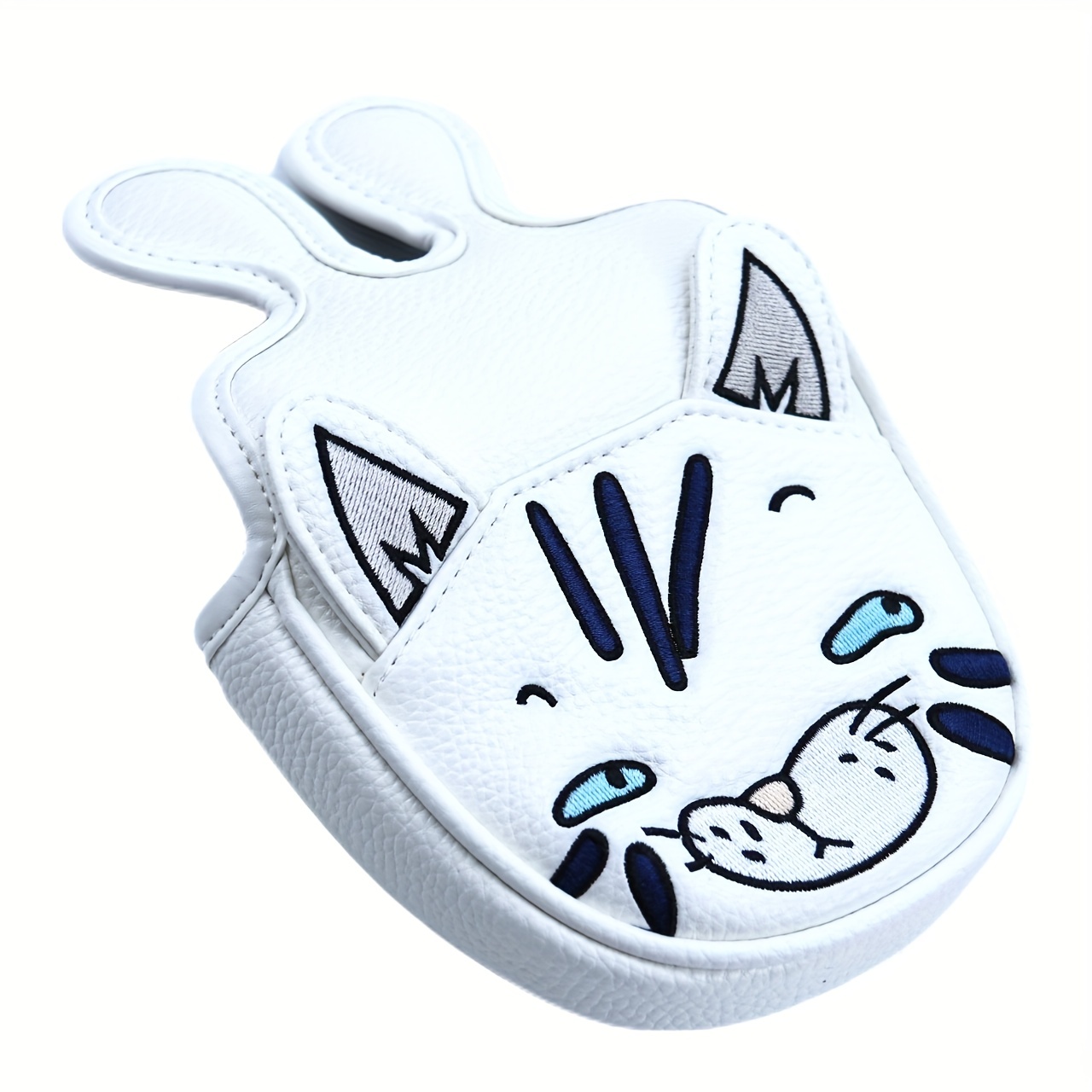 

1pc Sneaky Cat Style Golf Club Cap Cover, Golf Supplies Accessories, Golf Club Putter Head Cover With Double Buckle