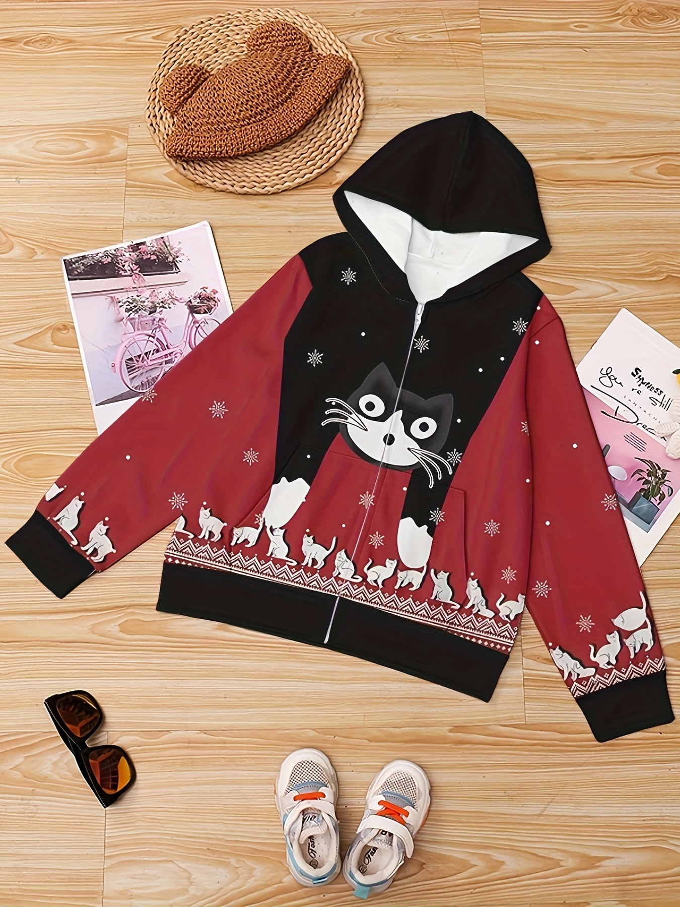 Sudadera de best sale gato con rayos