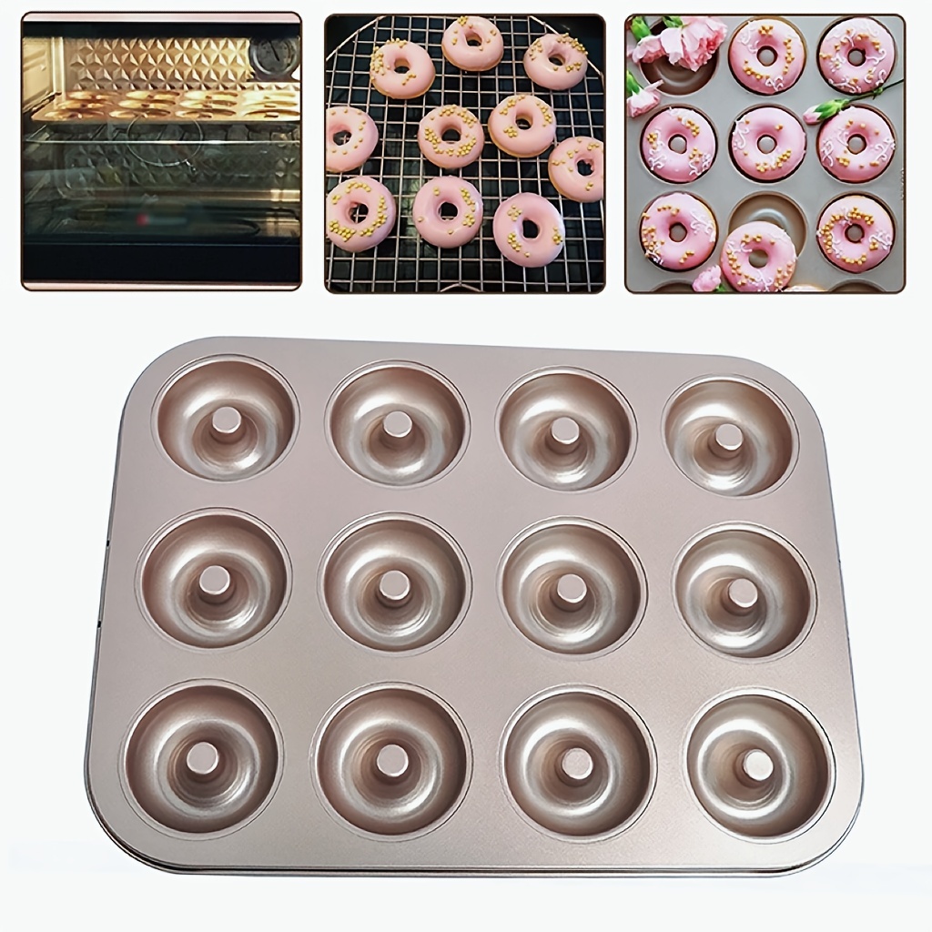 Biscuit Cake Donut Baking Tray Donut Pastry Pan Fluted Cake Pan Doughnut  Mould | eBay