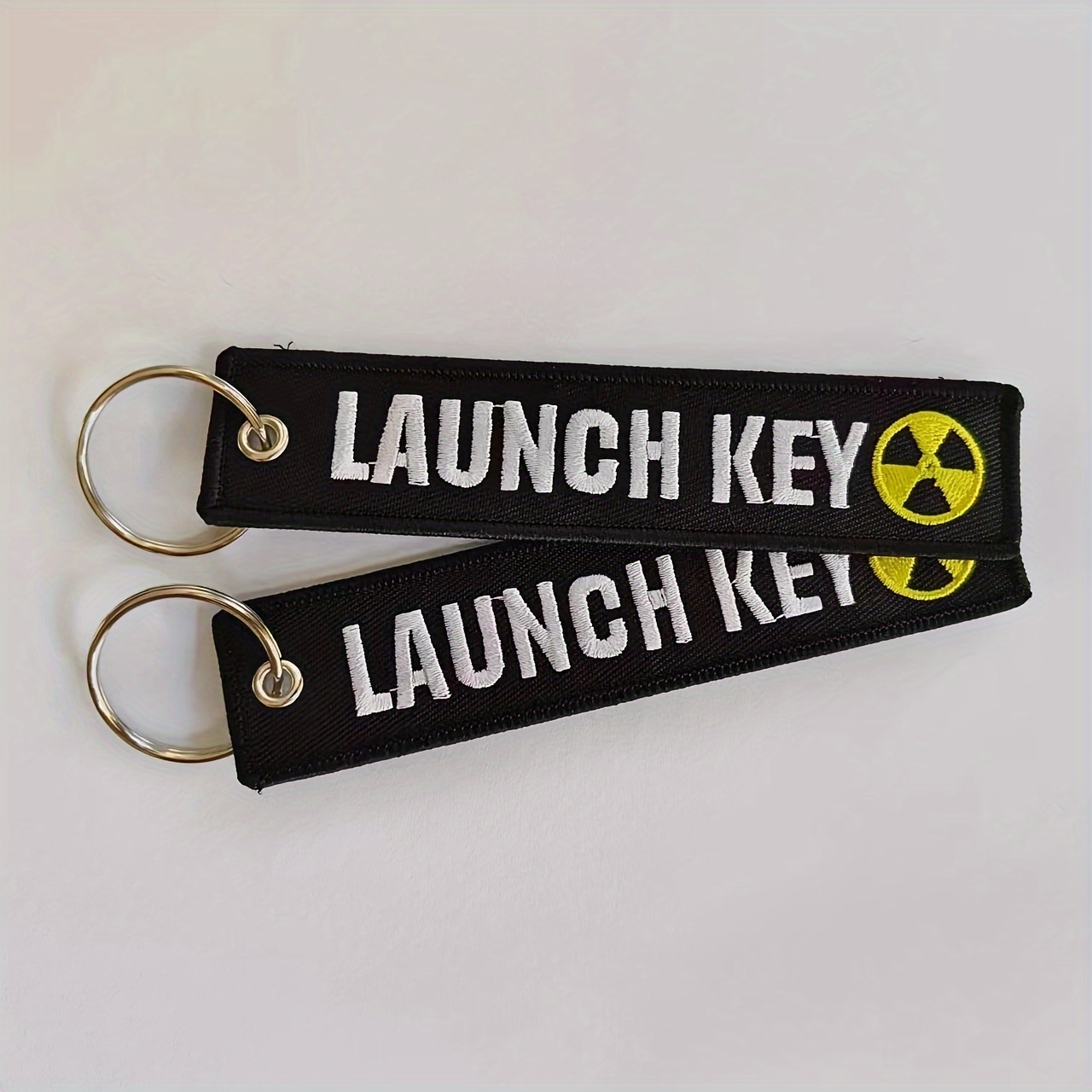 Series Embroidered 's Novelty Keychain &launch Key