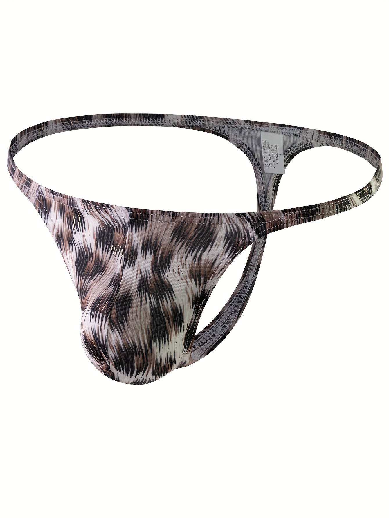 Leopard Print Briefs Breathable Soft Elastic Intimates - Temu