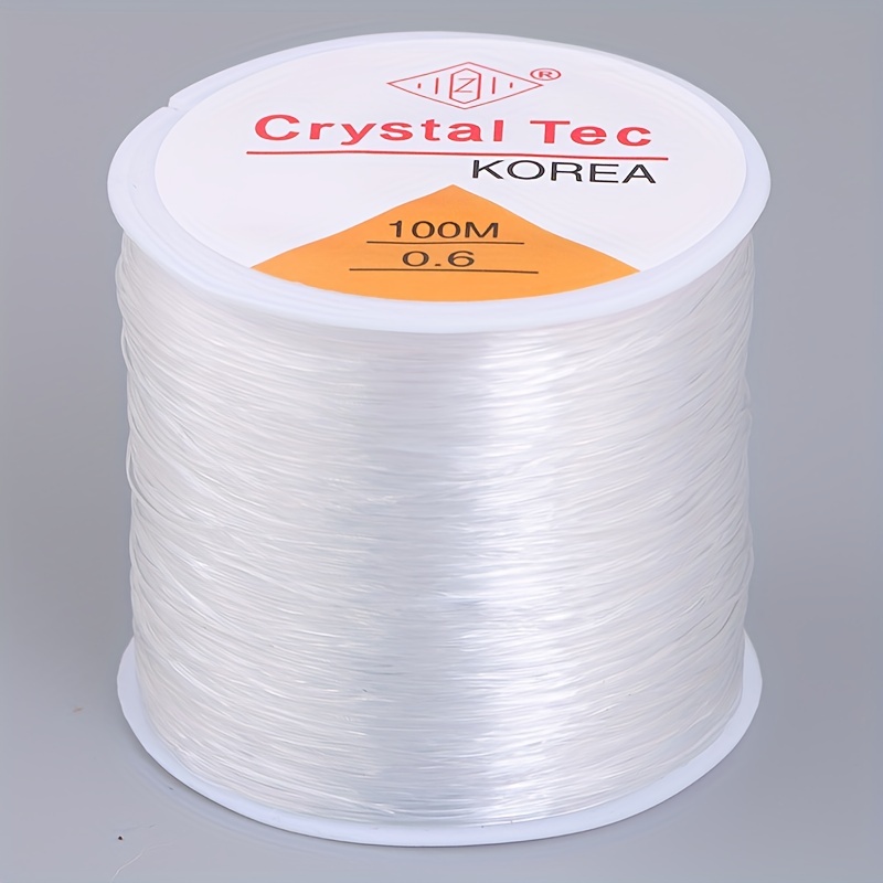 100M Plastic Crystal DIY Beading Stretch Cords Elastic Line