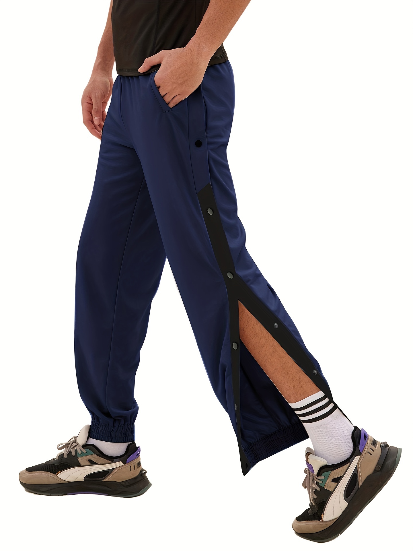 Pantalon deportivo hombre online con cierre