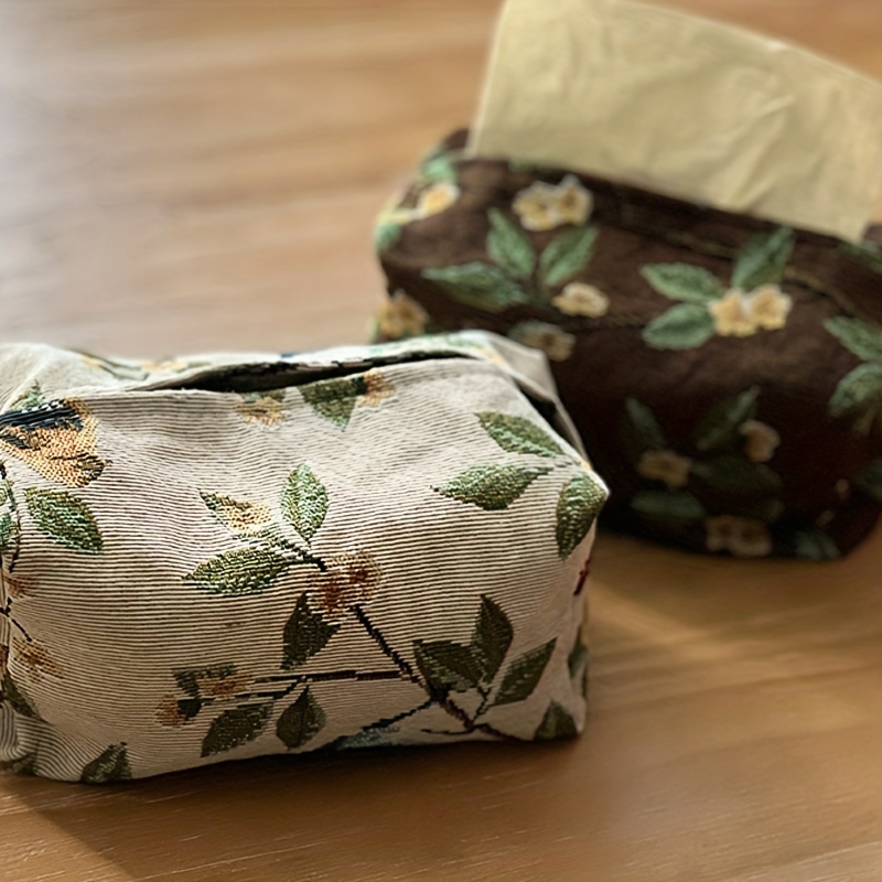  Napkin Tissue 1pc Embroidered Cloth Paper Box Vintage Decor for  Home Nordic Decor Retro Decor Car Napkin Dispenser Decorative Tissue Box  Household Tissue Bag Napkin Pouch : Home & Kitchen