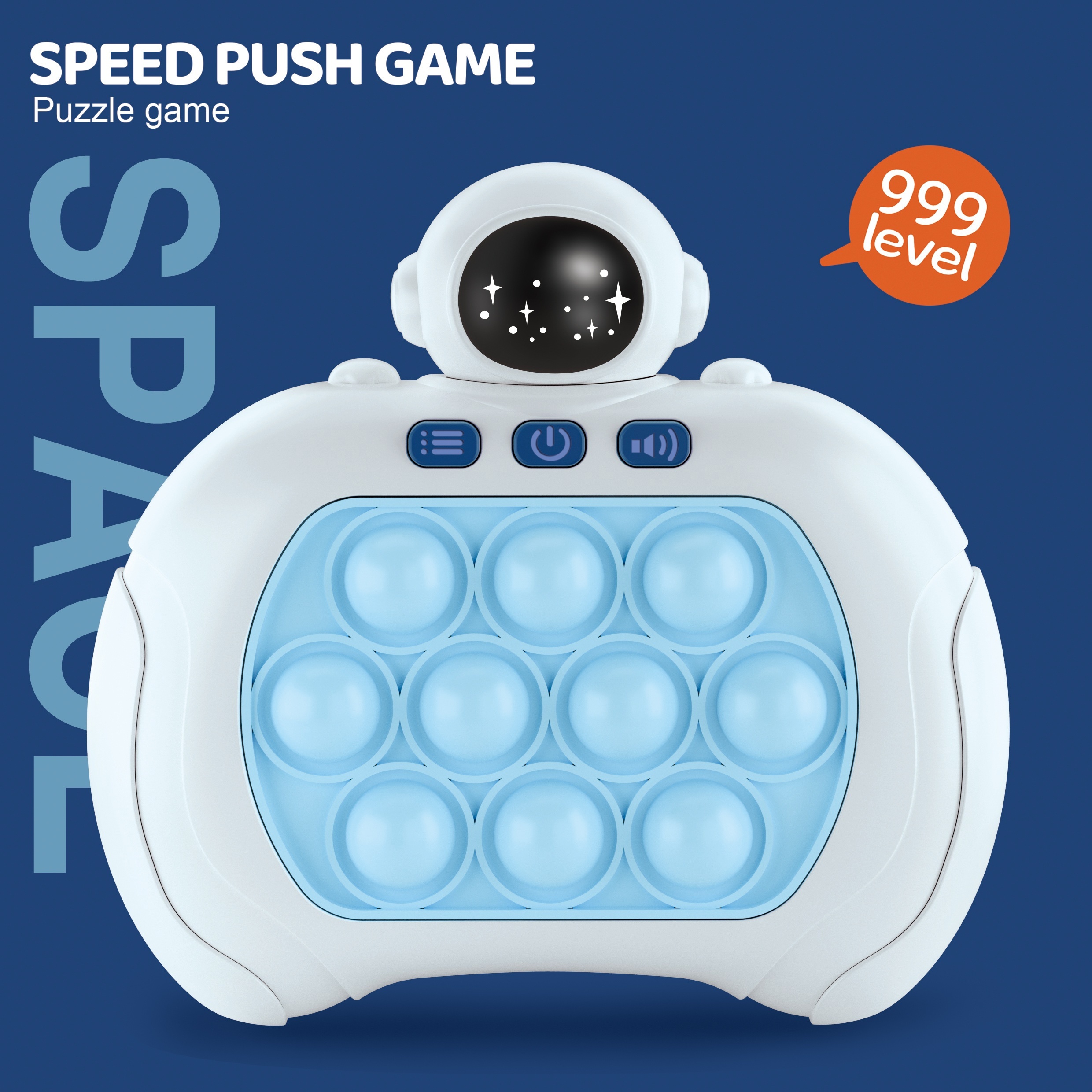 Speed Push Game Machine Quick Competitive Game Console Series Fidget Toy  Speed Light Up Fast Electronic Bubble Puzzle game