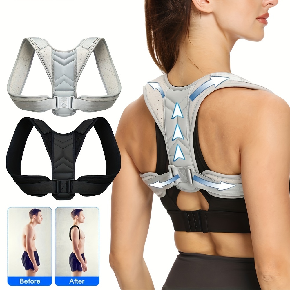 Men's Women's Hunchback Correction Belt Back Support Posture - Temu