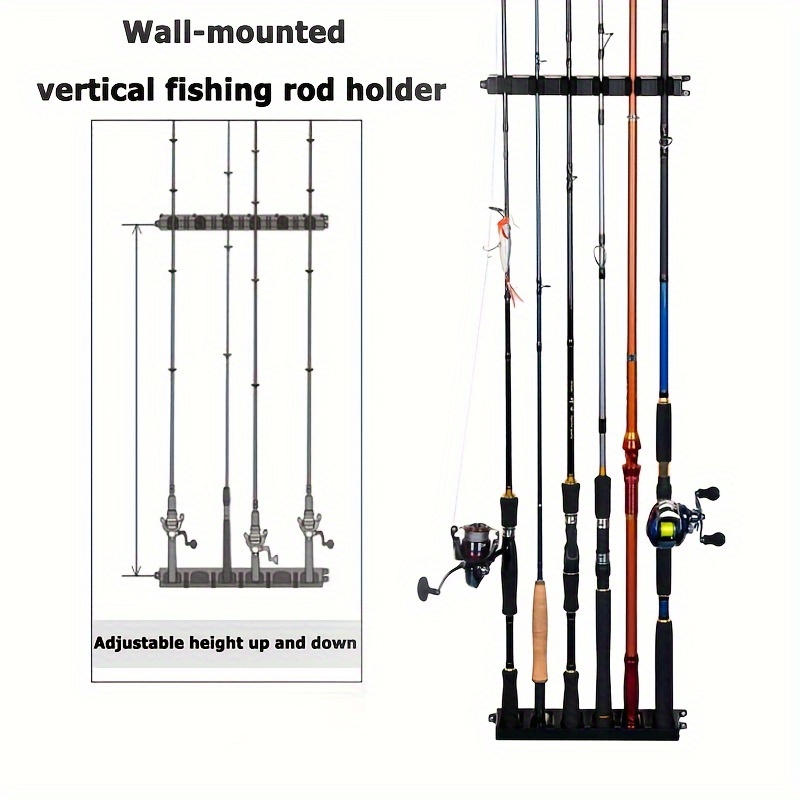 Fishing Rod Holder Vertical/horizontal Storage 6/8 - Temu