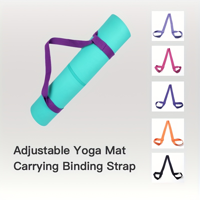 Blue The Yogis Adjustable Yoga Mat Strap Sling Belt for Carrying