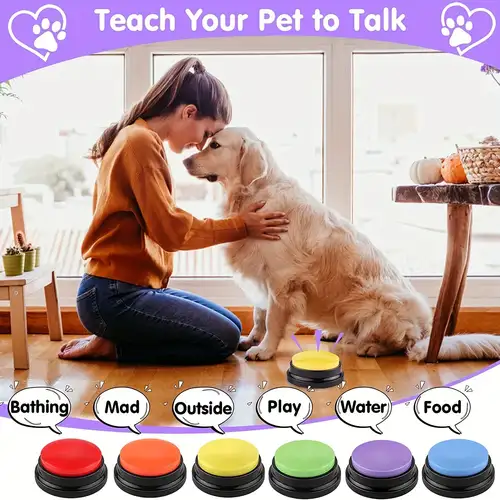 Recordable Talking Buttons Addestramento Pet Addestra I - Temu Italy