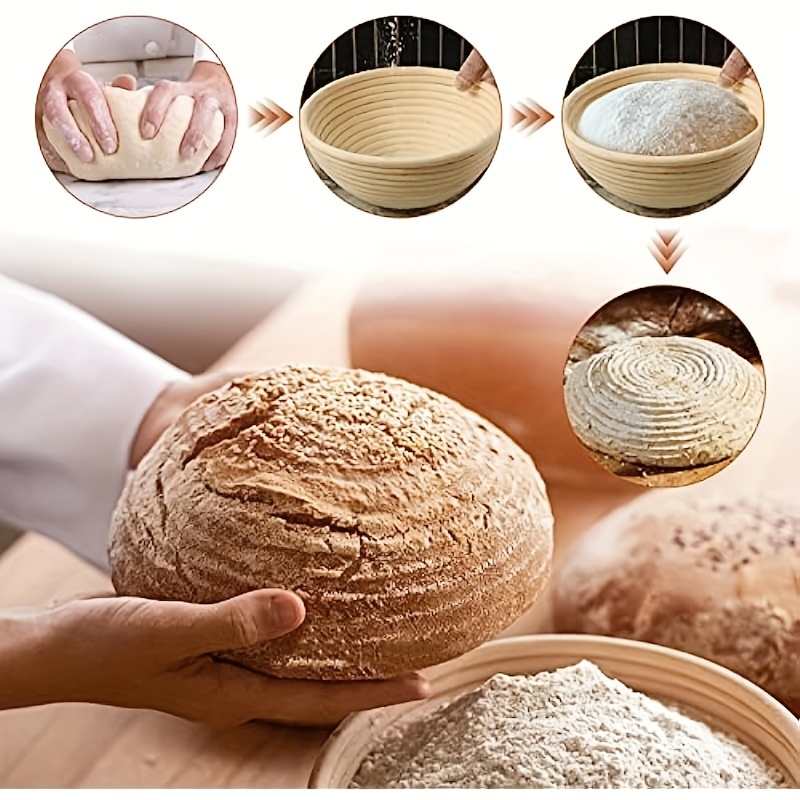 22X8.5CM Proofing Basket, Bread Proofing Basket Linen Liner Cloth Sourdough  Bread Baking Supplies - AliExpress