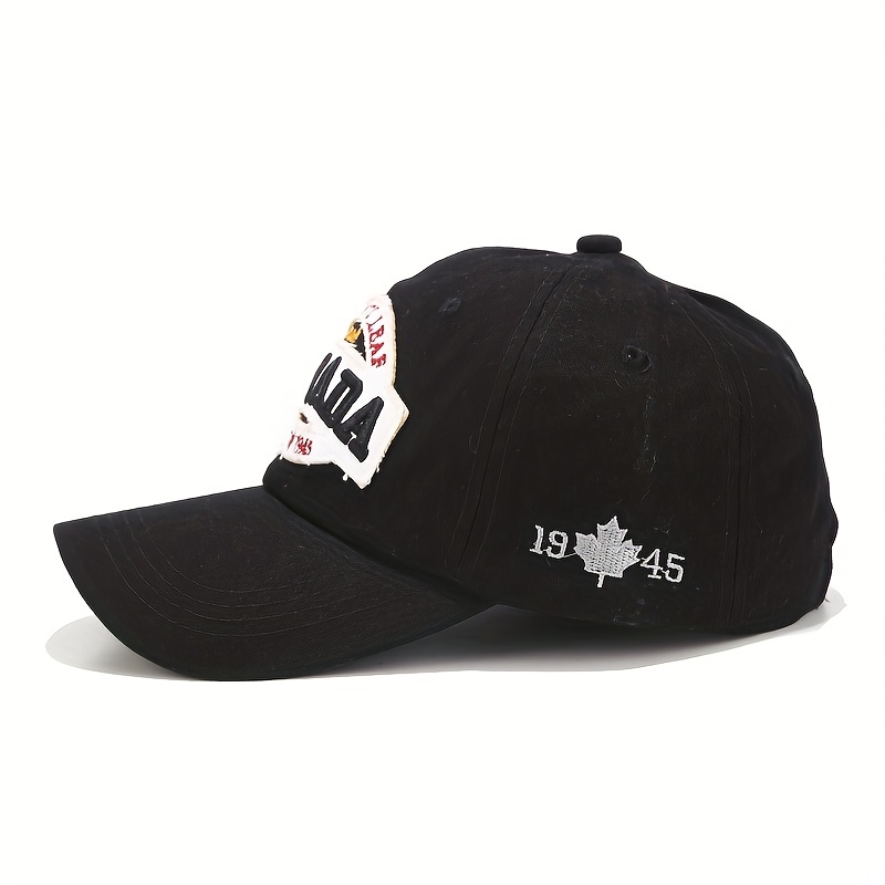 Canada Maple Leaf Baseball Cap Embroidery Patch Solid Sun Hat Unisex Dad Hats