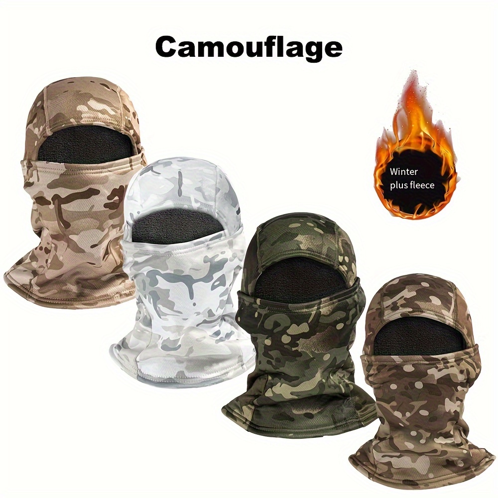 Camuflaje Táctico Protección Solar Pasamontañas Gorro - Temu