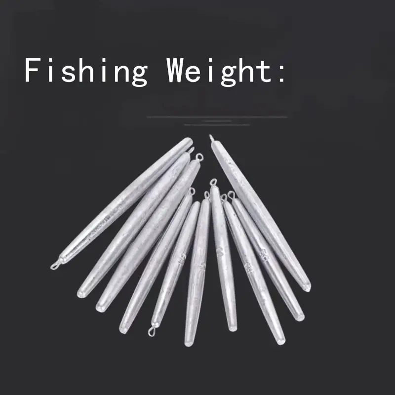 Fishing Lead Weights Pencil shaped Sinkers Sea Fishing - Temu