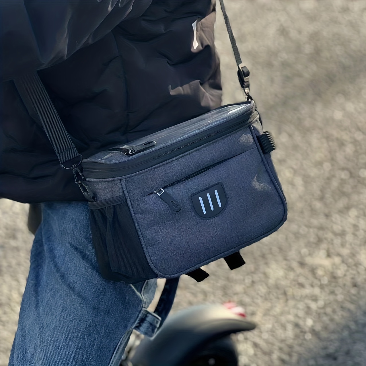 Bolsa Manillar Bicicleta Bolsillo Teléfono Bolsa - Temu Chile