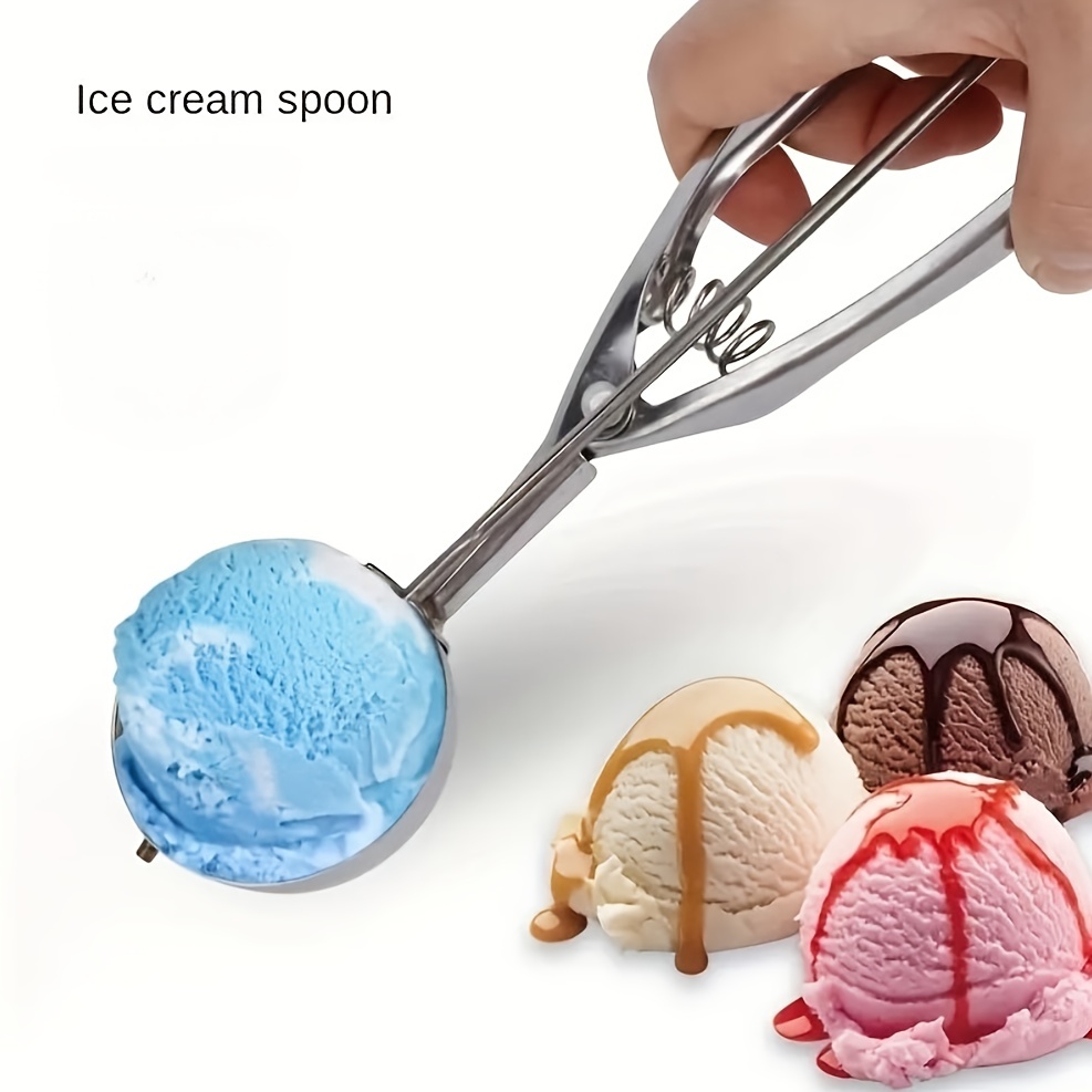 Commercial Ice Cream Scoop, Unbreakable Ice Cream Scoopers, with Metal Easy  Grip & Curvature Spoon Head Design for Ice Cream Dough Melon Scooper  Wbb12266 - China Melon Baller and Melon Scooper price