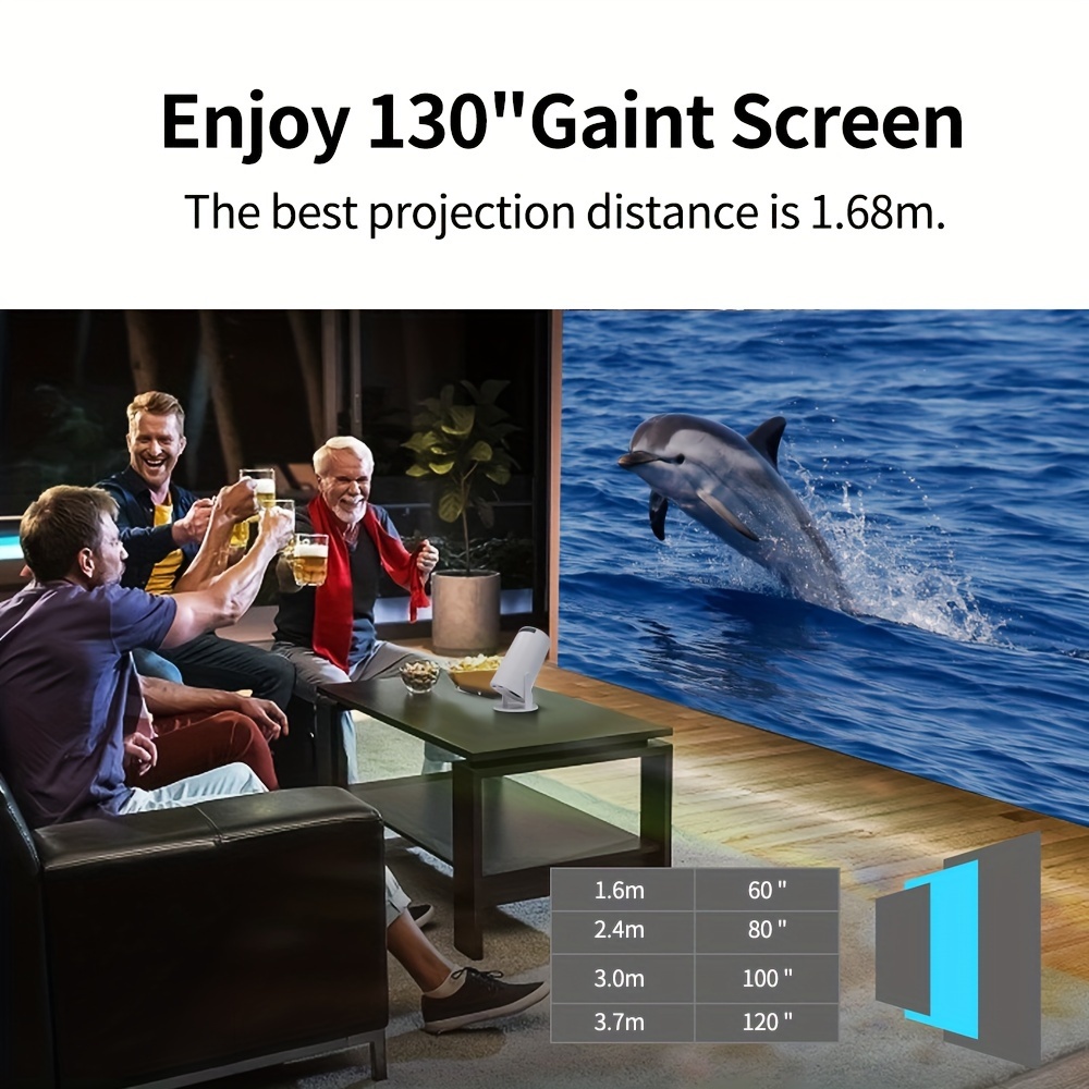 wemi hy300 720p smart 4k decoding for android11 dual band wi fi wireless 5 0 projector details 8
