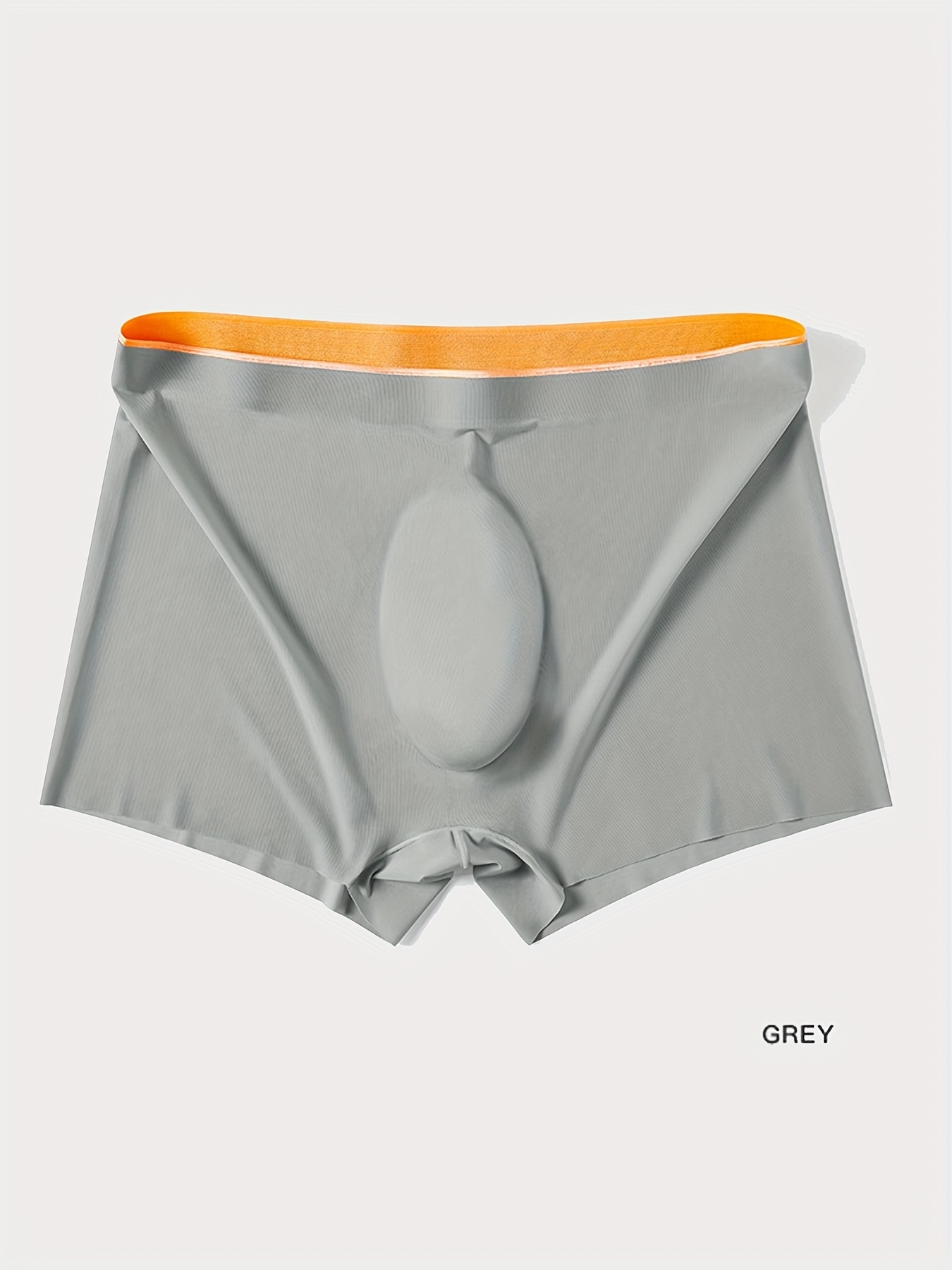 Sexy Ice Silk Underwear Men's Boxers Ultra-Thin Print Pants