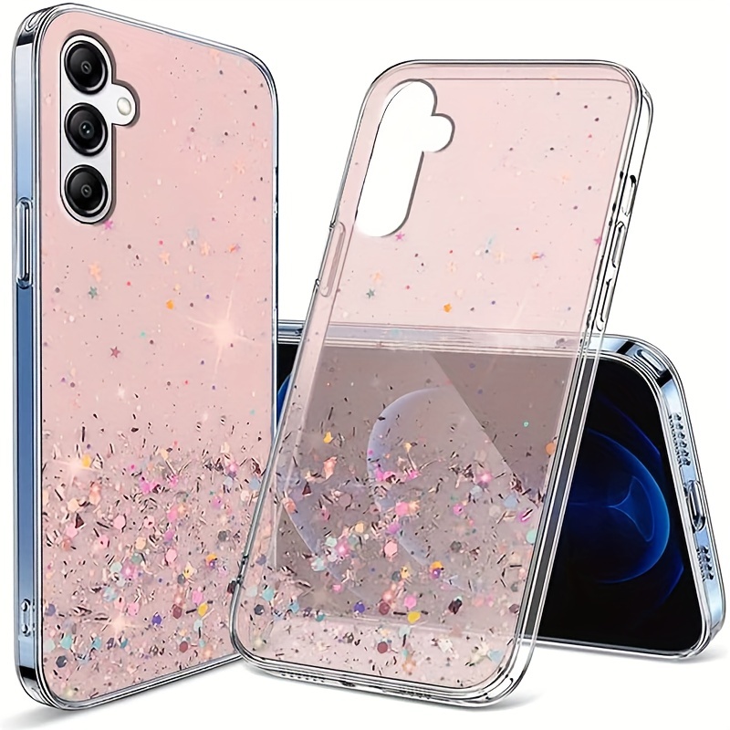 Funda para Samsung Galaxy A14 5G con purpurina líquida, Samsung 14 5G,  funda brillante de arena movediza brillante a prueba de golpes, funda