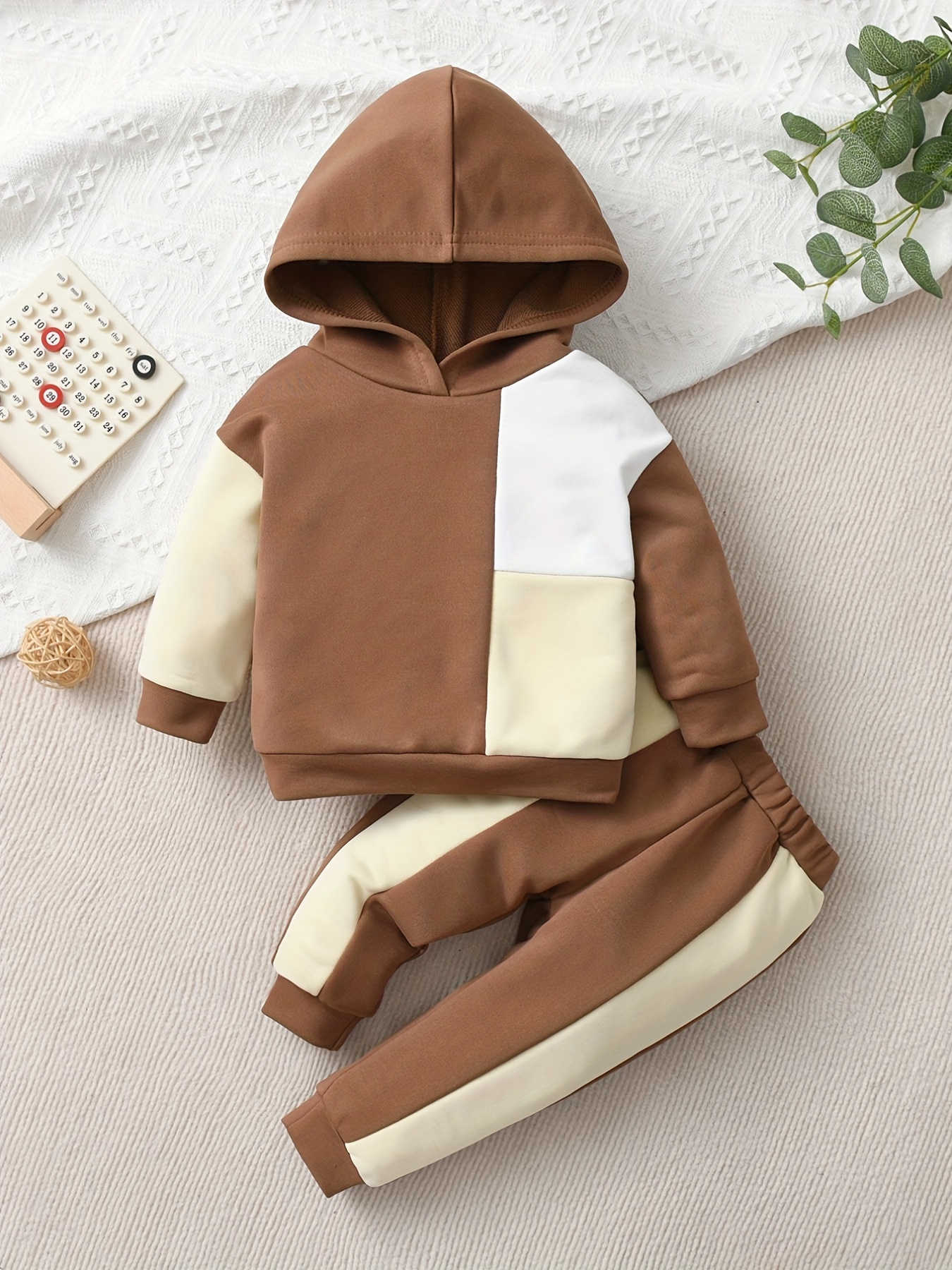 Baby Boys Sports Casual Outfit Stylish Color Contrast - Temu