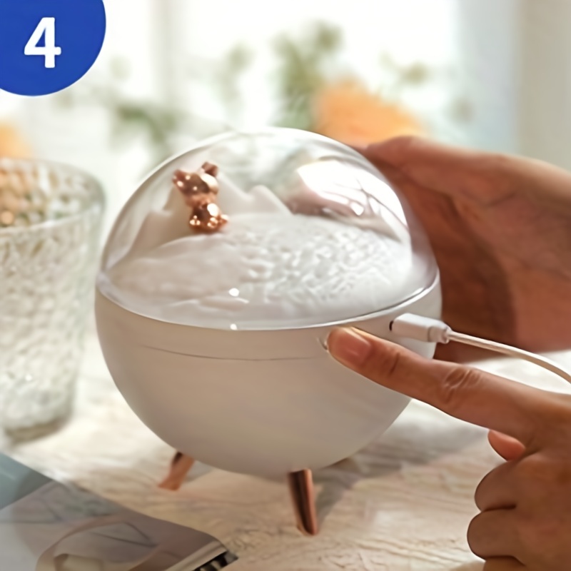 usb small cute humidifier with 2 fog modes suitable for office childrens room bedroom details 6