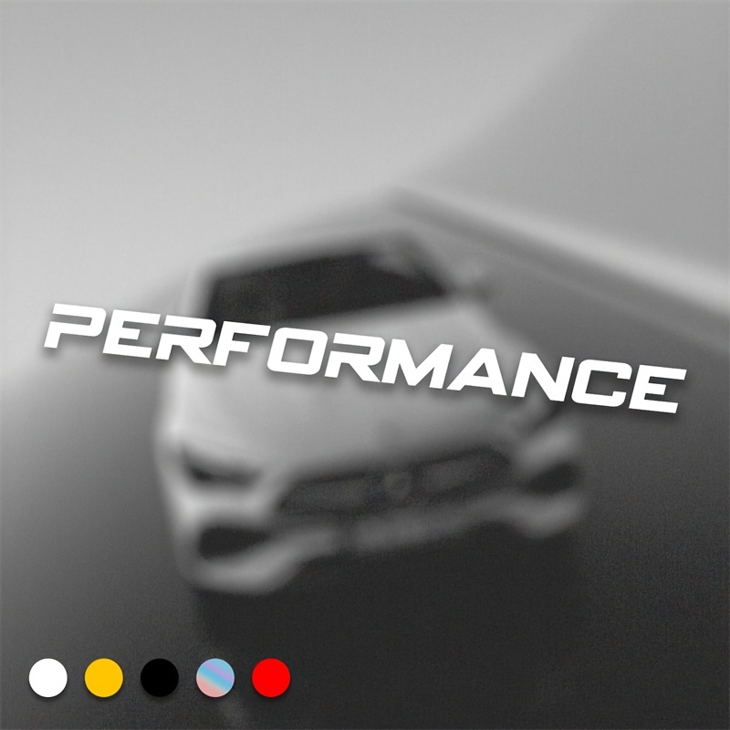 Performance Car Stickers Waterproof Vinyl Material Auto - Temu