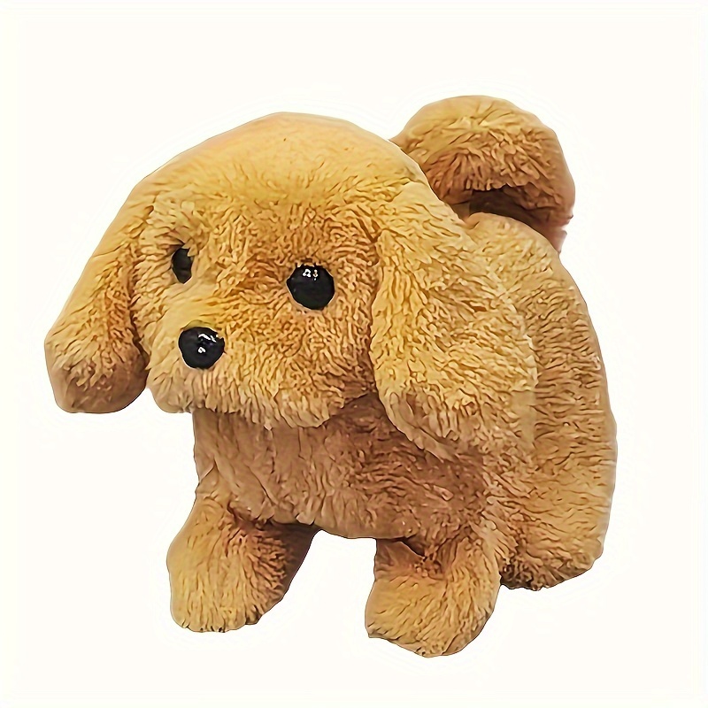 Electronic Interactive Dog Pet Toy, Plush Golden Retriever,Realistic  Lifelike Animals,Animated Stuffed Puppy Dog Toy Plush Battery Operated Dog  Toy for Toddler Kids Girls Boys 