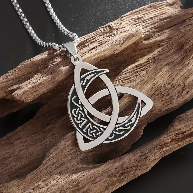 Moon Crescent Witchcraft Pendant Witch Endless Necklace