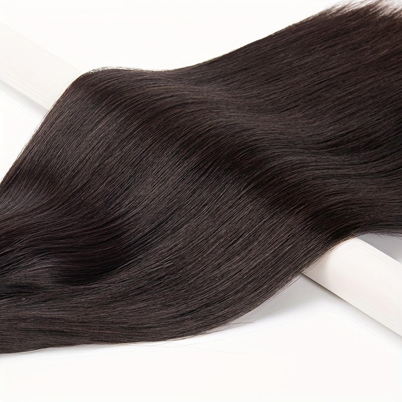 Human Hair Natural Black Straight Bulk Hair Extensions for