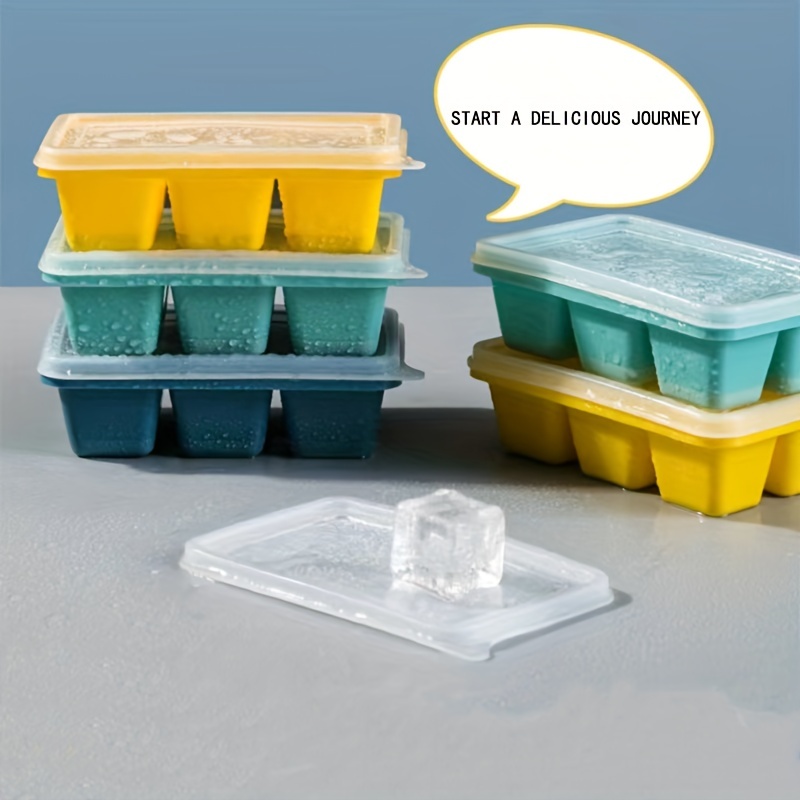 Ice Bucket And Ice Cube Tray Silicone Ice Mold And Ice - Temu
