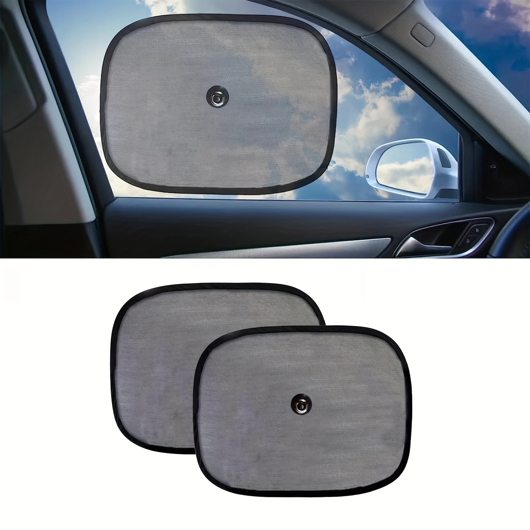 Car Side Window Sunshade, 2023 Breathable Car Window Shades For Side  Windows, 2-Pack Window Sun Shade For Car, Sun Shade For Window