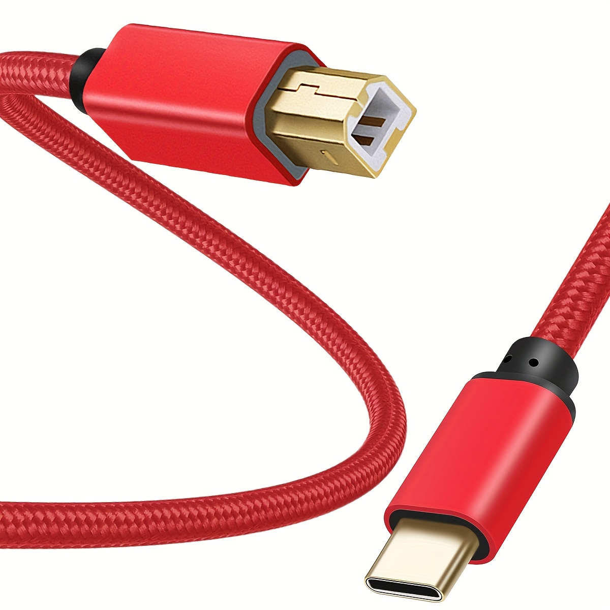  Cable adaptador USB C a USB 2 en 1. Cable adaptador micro USB  tipo C macho a USB hembra OTG 2022 (rojo, tamaño único) : Celulares y  Accesorios