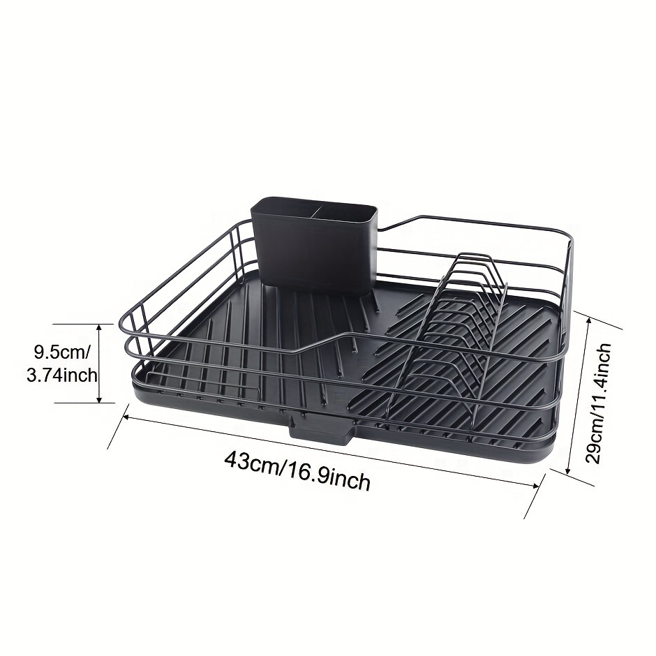 1pc Solid Color Dish Rack