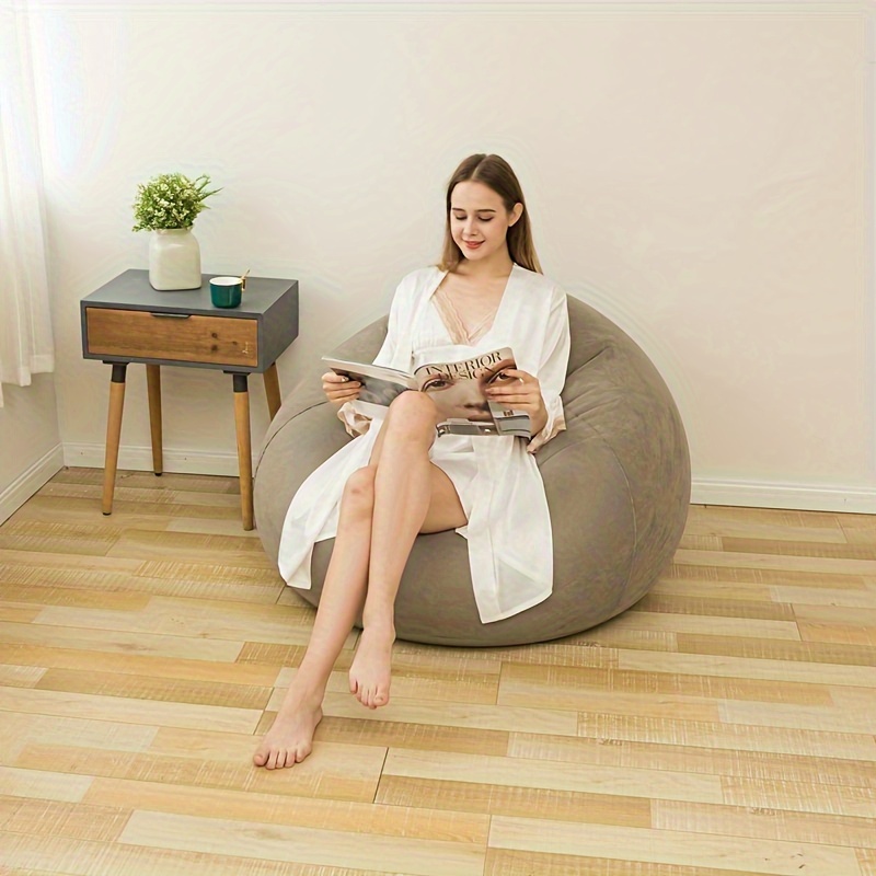 Portable Air Sofa Inflatable Sofa Home Camping, Comfortable Bean Bag Chair