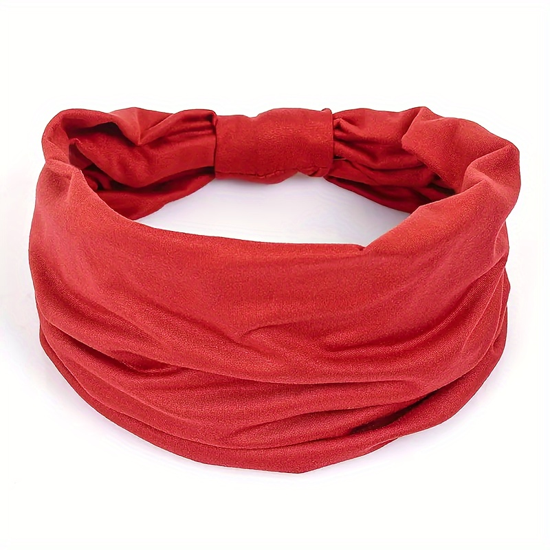 Wide Headbands Women Non Slip Soft Elastic Hair Bands Yoga - Temu