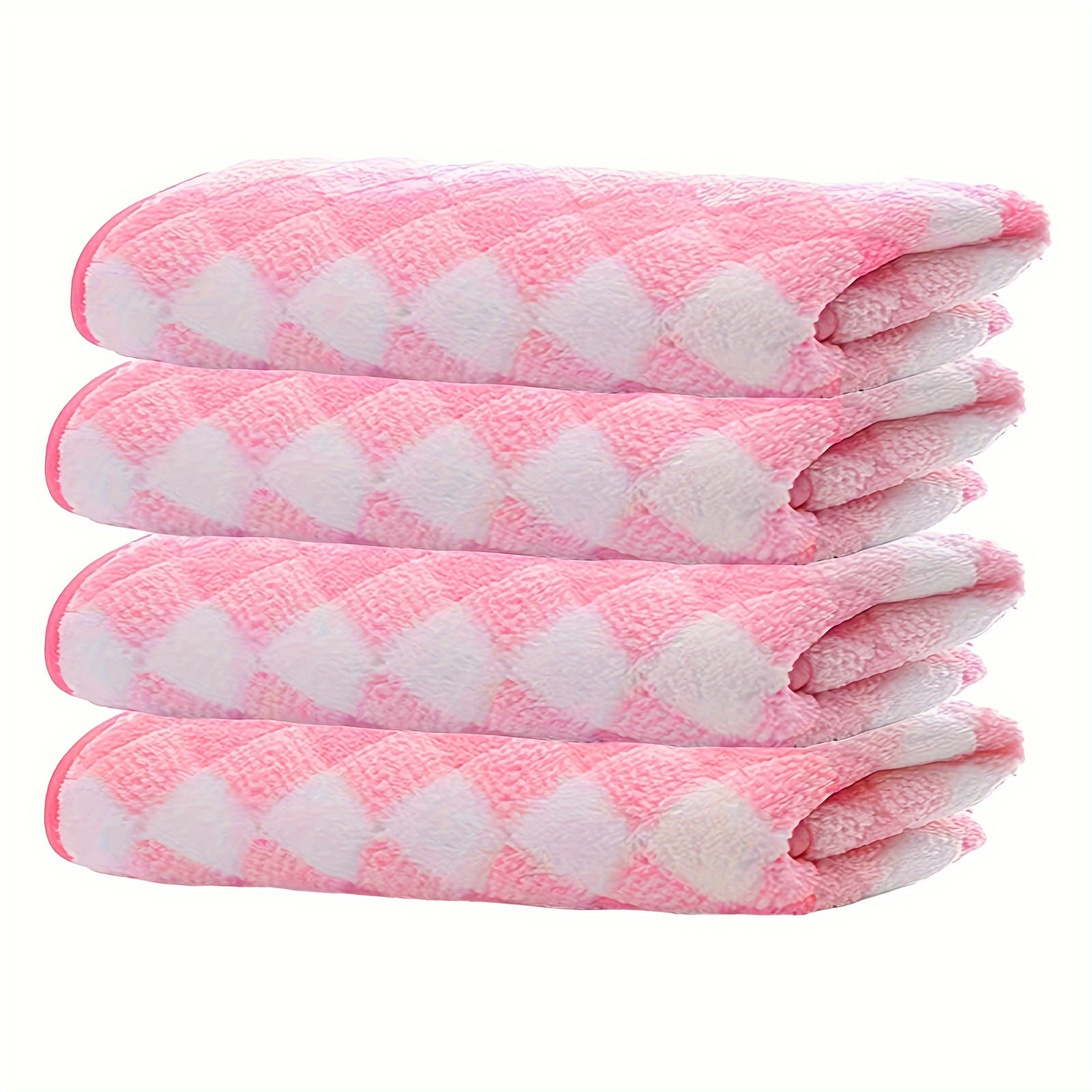 5pcs Soft Absorbent Hand Towel, Coral Fleece Hand Towel, Quick-Drying Hand  Towels, Solid Color Face Towels, 13.7*29.5in