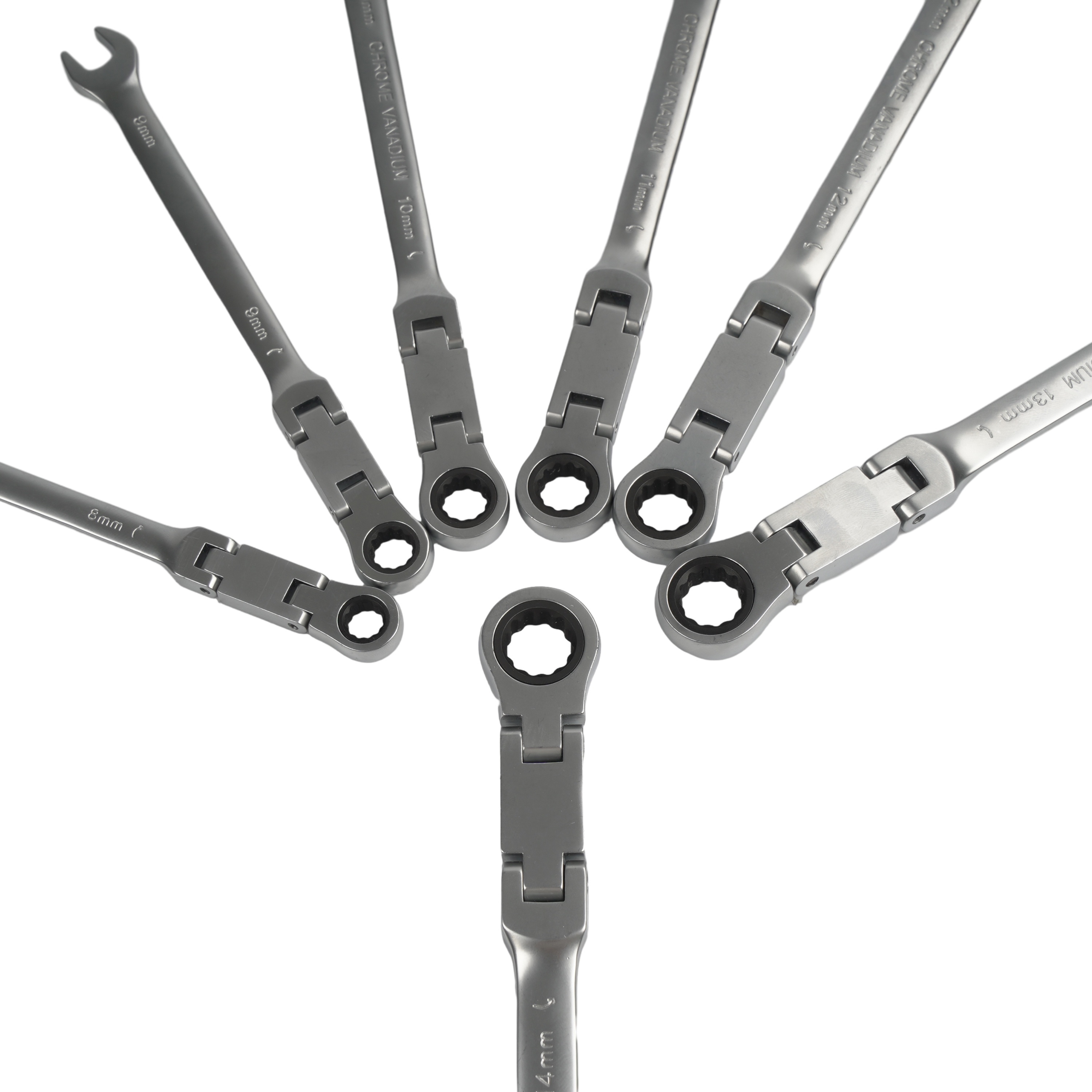 180° Flexible Head Ratchet Wrench Deep Offset Combination - Temu