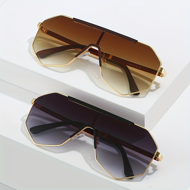 1pc Women's Fashionable Square Sunglasses With Multicolor Frame, Suitable  For Festive Decoration