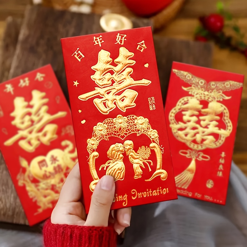 6pcs Chinese New Years Red Envelope Cash Envelope Is Used For Chinese New  Year And Festivities - Office & School Supplies - Temu
