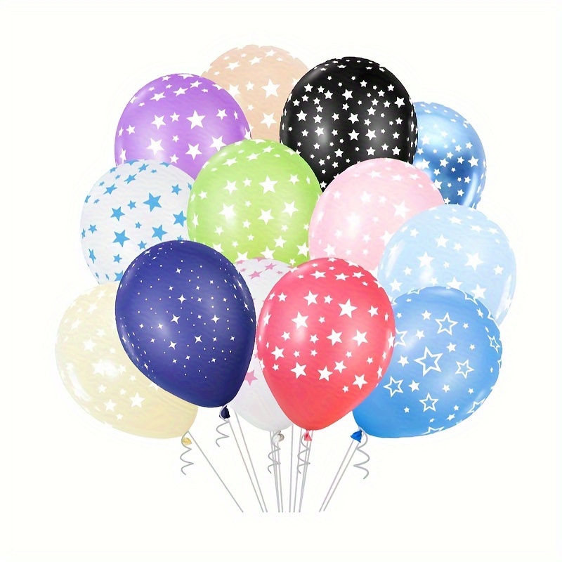 10 Pièces, Ballons En Latex En Métal Coloré Pour La Décoration De