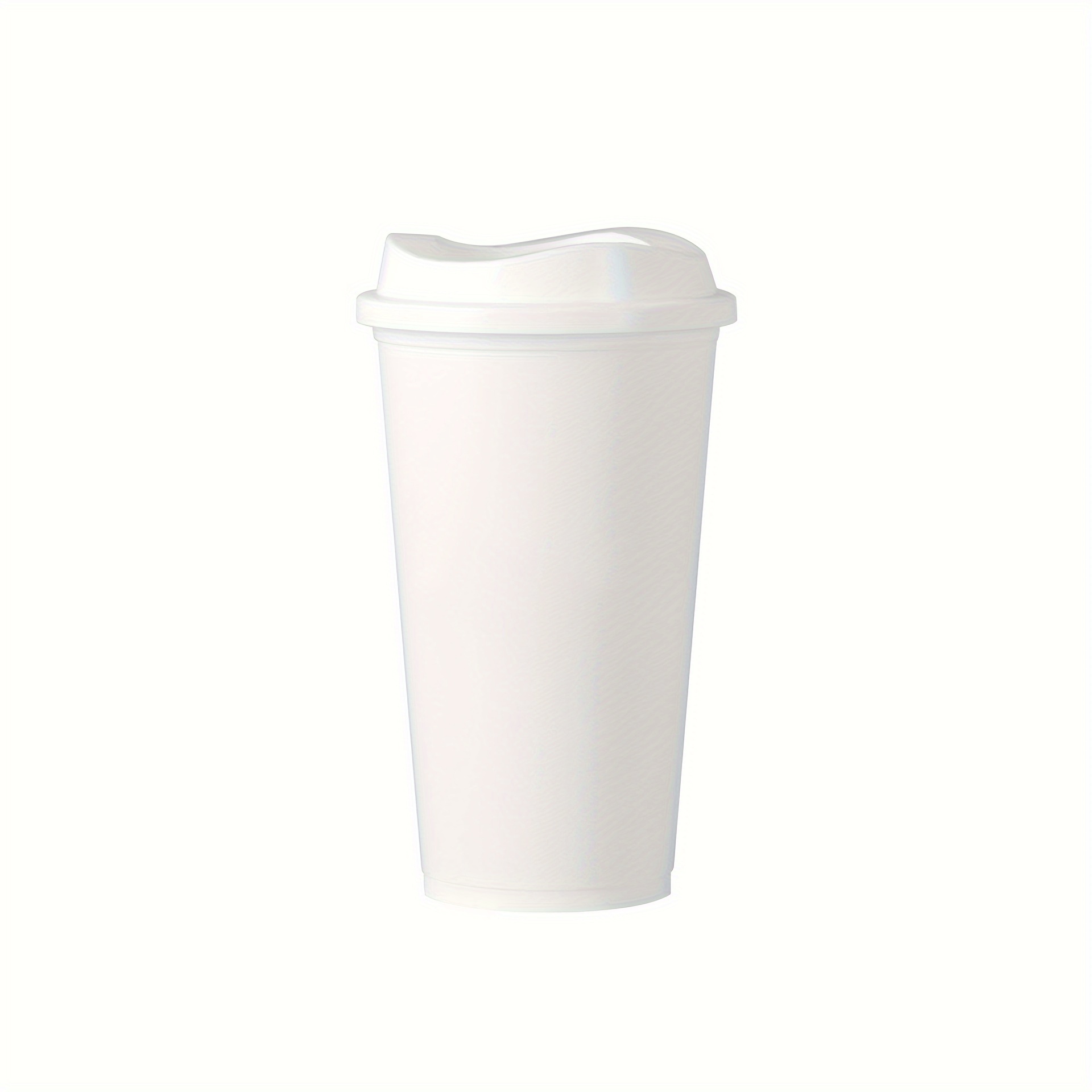 Plastic Coffee Cup, Reusable Plastic Travel Mug, To-go Coffee Cupm Plastic  Large Men And Women Straight Drinking Cup, Perfect For Crafting - Temu