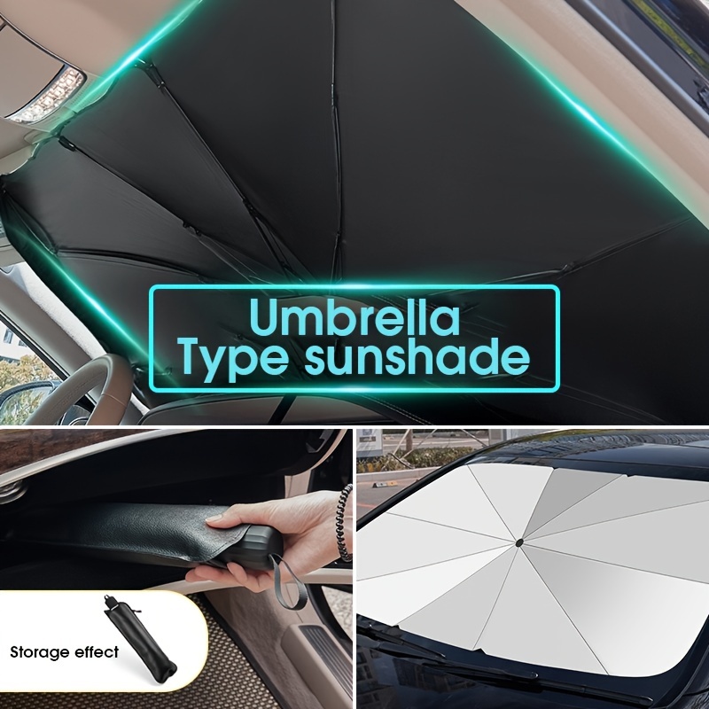 Car Front Windshield Sunshade Universal Retractable Sunshade - Temu