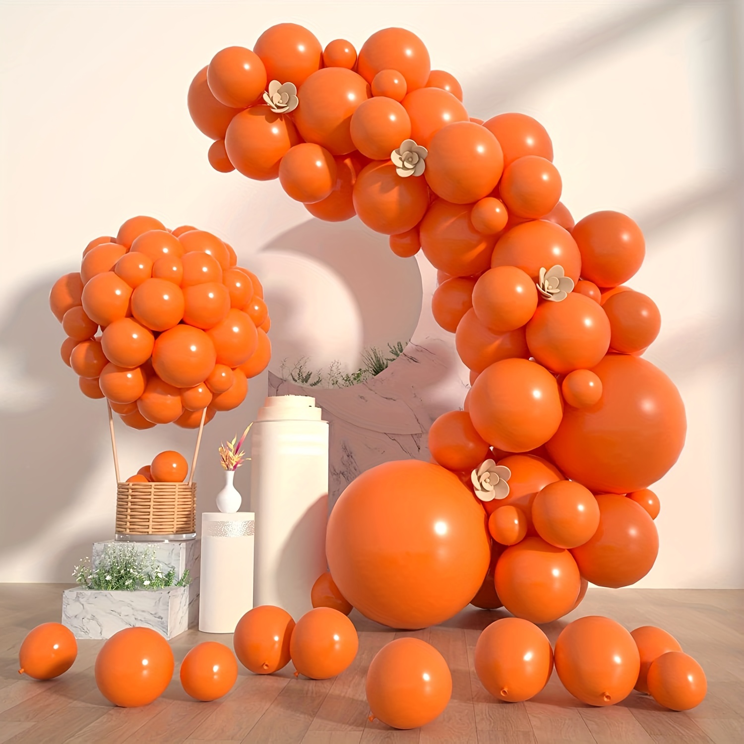 50pcs, Orange Balloons, 5inch Matte Orange Latex Balloons, Tangerine  Balloons For Orange Theme Birthday Wedding Baby Shower Anniversary Gender  Reveal