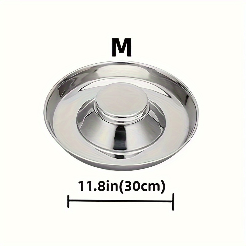 Dog Feeder Bowl, Stainless Steel Puppy Bowls for Small Dogs, 11.8