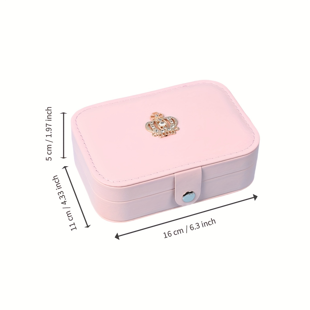 Mini Portable Earrings Jewelry Box