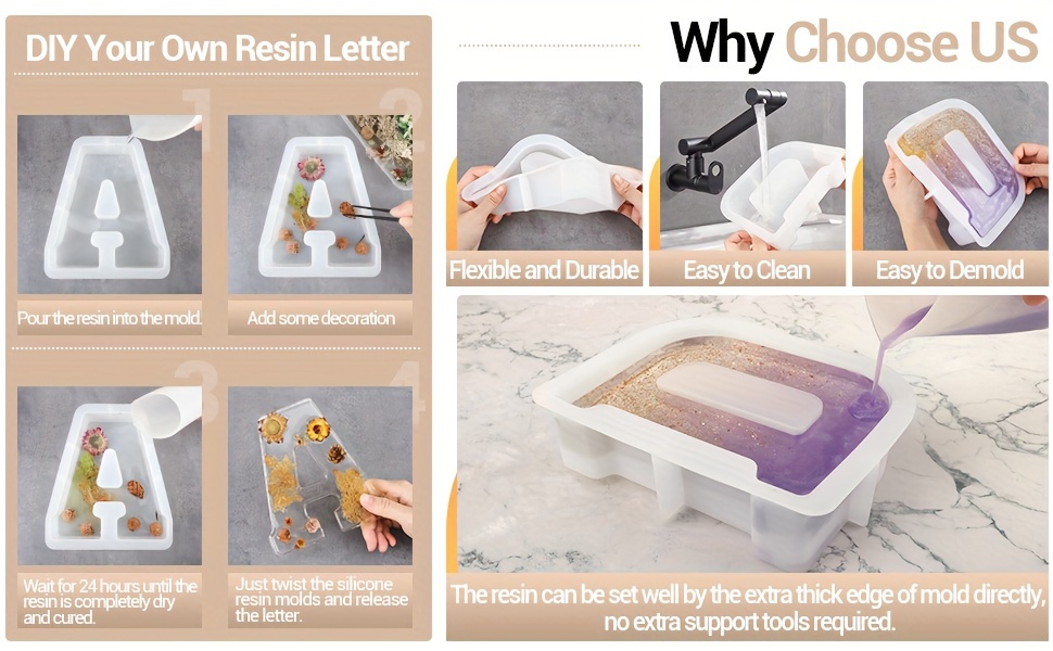 Resin Letter Mold | CraftsPal