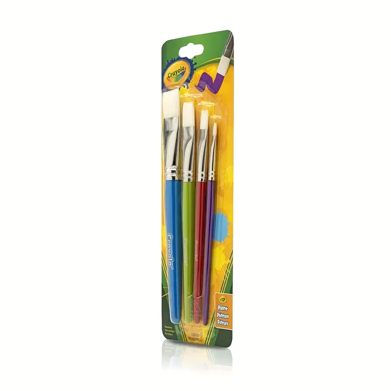 Large Paint Brushes, Kids Paint Brush Set, Thin & Thick Paint